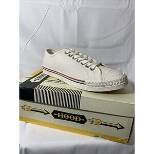 Hood Rocket 1966 Low Cut Sneakers Mens 9 Women’s 11 Off White Canvas
